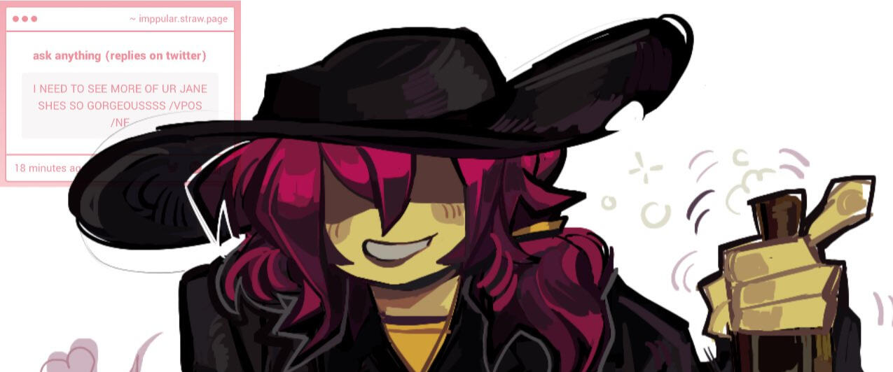 Jane doe, seemingly intoxicated, gesturing her bottle towards the viewer, in the background is a strawpage screenshot that says "I NEED TO SEE MORE OF YOUR JANE SHES SO GORGEOUS /very positive /not forcing"